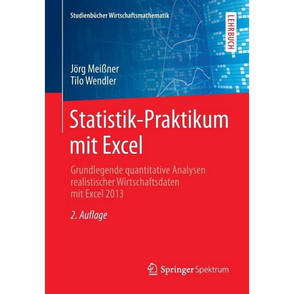 Studienbücher Wirtschaftsmathematik Statistik-Praktikum Mit Excel: Grundlegende Quantitative Analysen Realistischer Wirtschaftsdaten Mit Excel 2013, (Paperback)