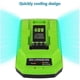 thumbnail image 4 of 2026 40v Lithium Battery Charger For Greenworks 29482 G-max 40v Li-ion Battery 29472 29482 29652 G40825, 4 of 5