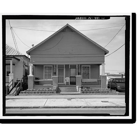 Historic Print, 1909 East Fifteenth Avenue (House), Tampa, Hillsborough County, FL, 16" x 20"