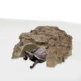 thumbnail image 1 of QUMIIRITY Resin Stone Cave Light Brown Reptile Hide Habitat Safe for Terrarium Use, 1 of 7