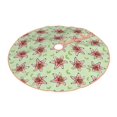 thumbnail image 2 of Balery Lilies Flowers Printed Christmas Tree Skirt , Merry Christmas Party Christmas Tree Decoration,Adjustable Tree Skirt-36", 2 of 8
