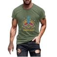 thumbnail image 1 of Camisa de Manga Larga Del Cuello Redondo Del Verano Del Carnaval Impresa de los Hombres, Suéter de Moda de Poliéster para el Uso Casual, Diario Y de Invierno, 1 of 3