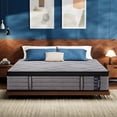 thumbnail image 3 of Surlunkeys 14 inch Queen Size Mattress Cooling Gel Memory Foam Mattress in a Box ,Hybrid Pocket Spring Coils, Medium Firm, 3 of 11