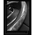 thumbnail image 2 of Peach Wood Grain Car Steering Wheel Cover Non-Slip Four Seasons Fit 14.5-15" Wheels, 2 of 5