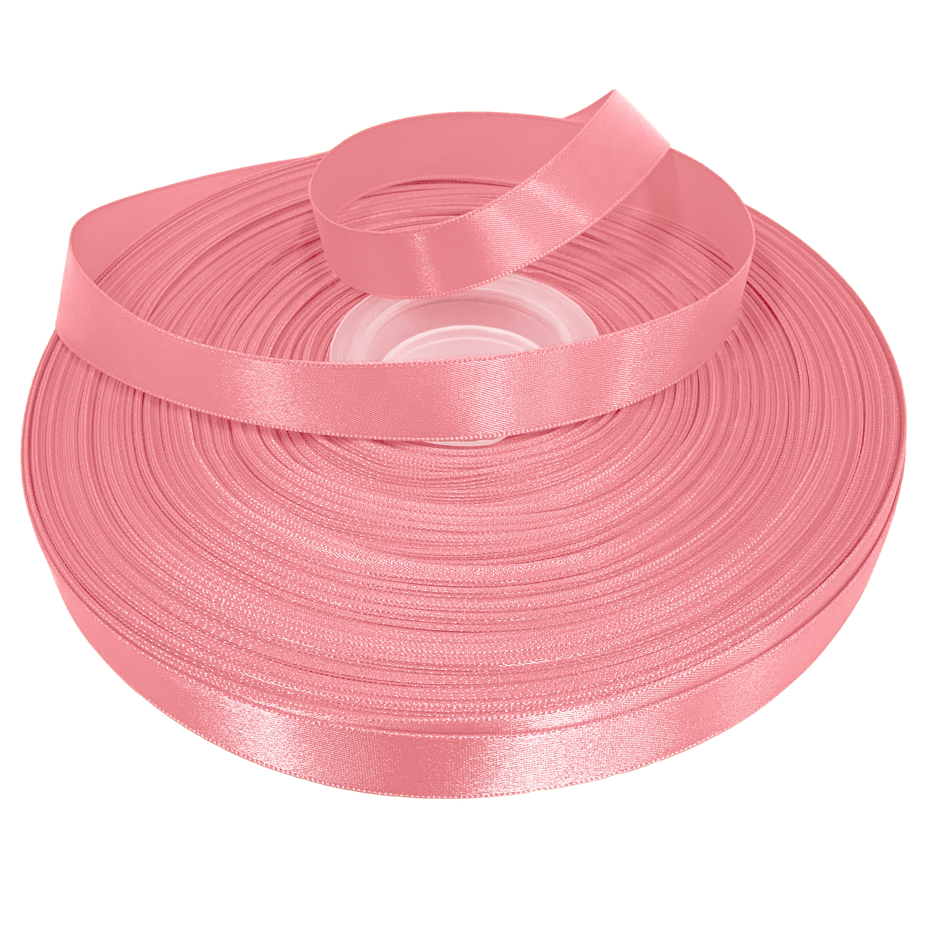Double-faced Rose Mauve Pink Satin Ribbon 1 1/2 Inch Wide X 8
