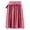06-Hot Pink1805, variant on XIAONU Women's Tie Wrap Skirt High Waist Pleated A Line Midi Casual Bottoms