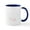 White/Navy Inside, variant on CafePress - Angel Mugs - 11 oz Ceramic Mug - Novelty Coffee Tea Cup