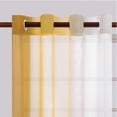 thumbnail image 3 of Light Filtering Curtains 63 Inches Long, Sheer Curtains Light Filtering, Ombre Yellow, 52X63 In, Grommet Top, Window Treatments, 1 Pc, Living Spaces, 3 of 7