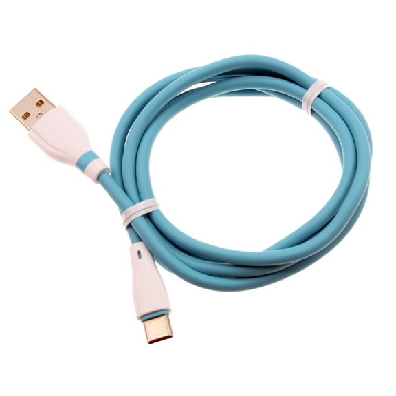 4ft USB-C Cable Blue for Samsung Galaxy A05/A13 5G/A14 5G/A23 5G/A33 5G/A53 5G/A73 5G - Charger Cord Power Wire Type-C Fast Charge Sync
