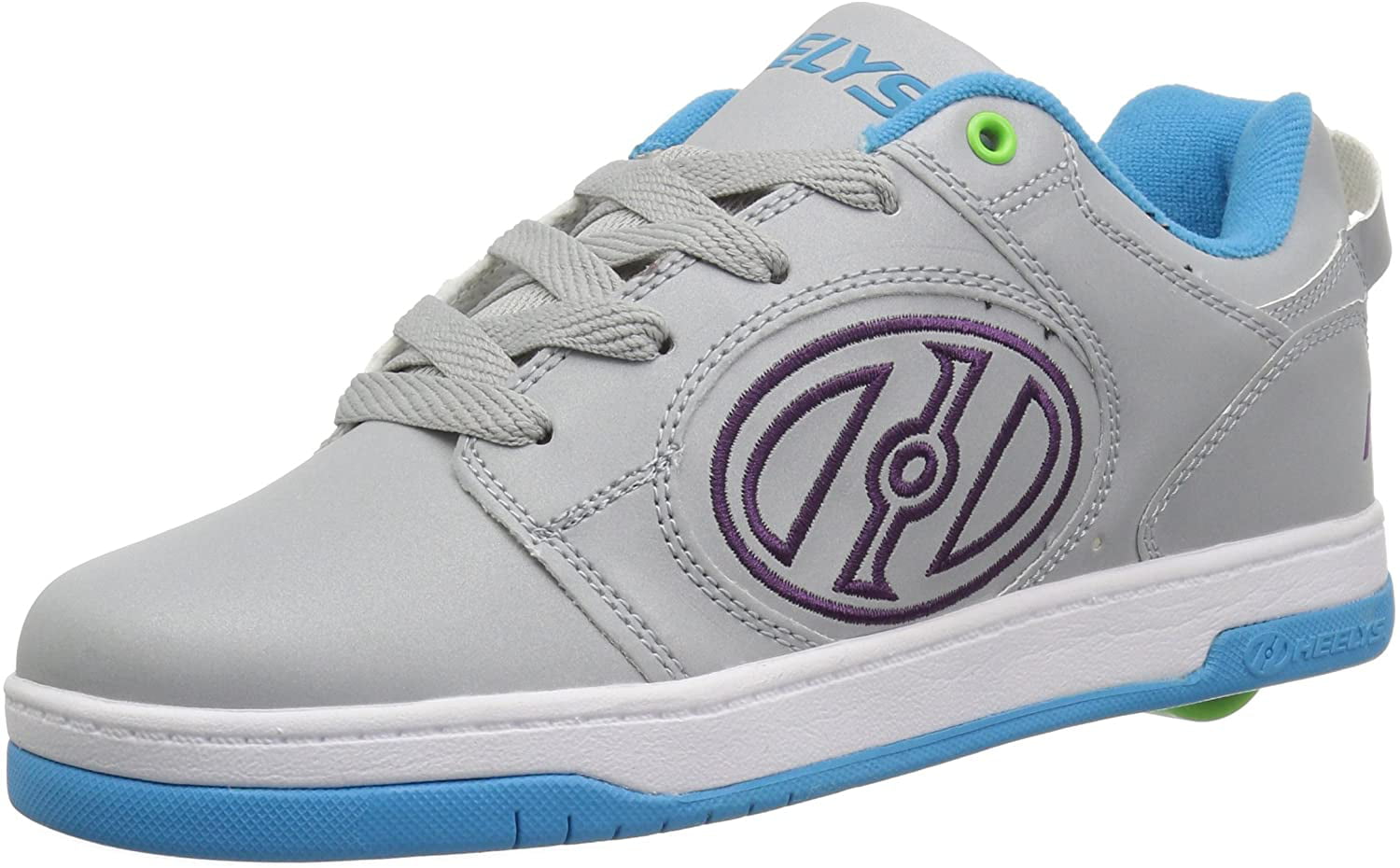 Heelys Girls' Voyager Tennis Shoe, Grey 