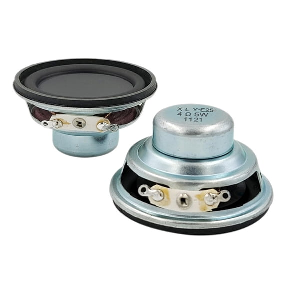 45mm Round Stereo Portable Speaker 4Ohm 5W Full Ranges Speaker Rubber Side NdFeB Magnetic Speaker Loudspeaker