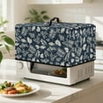 thumbnail image 2 of TSOVTHRID Vintage Leaf Print Toaster Oven Cover Dust-Proof Microwave Oven Cloth Cover with Handle Kitchen Machine Covers Case Protections Protector, 20.9"W x 15.7"D x 12.4"H, L, 2 of 7