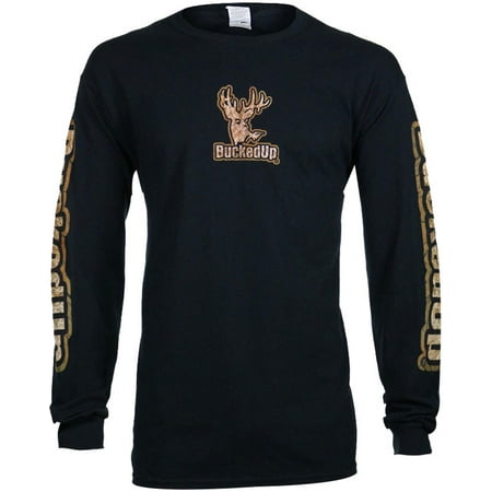 bucked up men s buckskin logo long sleeve shirt 315722 walmart com