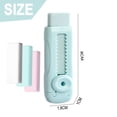 thumbnail image 2 of Goma de borrar retráctil deslizante con funda de plástico, paquete de 3 gomas de borrar pastel bonitas, gomas de borrar estéticas de empuje y extracción con funda de plástico para estudiantes, 2 of 8