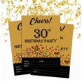 thumbnail image 2 of Darling Souvenir Brown Birthday Invitation Card Printable Elegant Fill or Write In Blank Party Invites 28 Pcs 5 x 7 Inches, 2 of 5