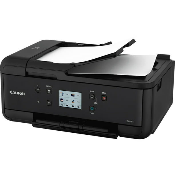 Canon PIXMA TR7520 Wireless Home Office All-in-One Printer with Scanner, Copier & Fax (2232C002) CLI-281 Black Ink Tank, Corel Paint Shop Pro X9 Digital Download & Speed 6-foot USB Printer Cable -