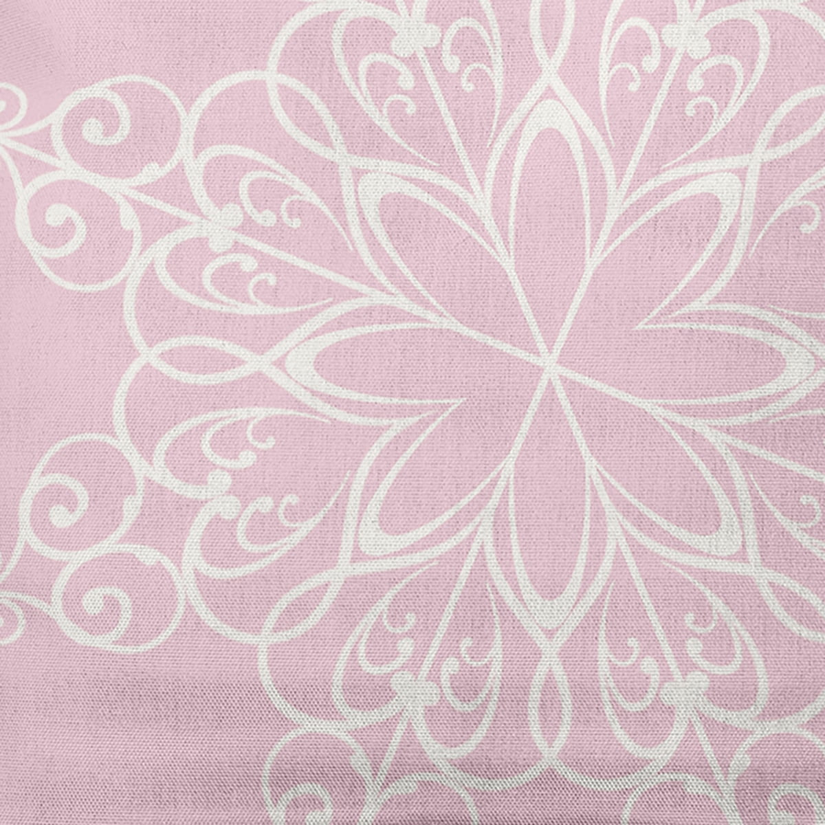 20" x 14" Simply Daisy Snowflake Polyester Accent Pillow, Pink (1 Count)