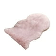thumbnail image 1 of Youkk Add Touch Of Luxury To Living Space With Faux Fur Rug Machine Washable Polyester Faux Lambskin Rug light pink, 1 of 6