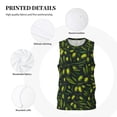 thumbnail image 3 of Naloa Green Branch Olive Basketball Jersey Reversible Men's Mesh Athletic Sports Shirts Training Practice S-4XLMedium, 3 of 6