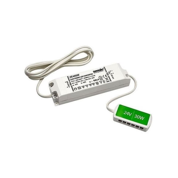 Sensio 24V 30W Driver with 12 Port ML Block - White