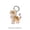 A, variant on Pet Hair Keepsake Box Keychain for Cats and Dogs Memorial, Transparent Pendant Locket for Pet Fur Remembrance, Mini Storage Container, E