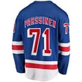 thumbnail image 3 of Men's Fanatics Juuso Parssinen Blue New York Rangers Home Breakaway Jersey, 3 of 3