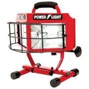 Woods L5200 500-Watt Wide Angle 160-Degree Halogen Work Light with Weatherproof Switches, 5-Foot Cord, Red