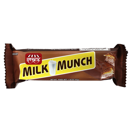 (Pack of 24) Paskesz Milk Chocolate Munch Bar 1.58 oz