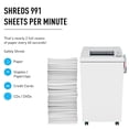 thumbnail image 6 of IDEAL 3105 Cross-Cut Commercial Office Paper Shredder with Automatic Oiler, Made in Germany, Continuous Operation, 37 to 39 Sheet Feed Capacity, 37-Gallon Bin, Versatile, P-4 Security, 6 of 7