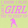 thumbnail image 3 of CafePress - Hockey Like A Girl Infant T Shirt - Infant T-Shirt, 3 of 4