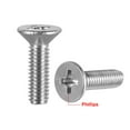 thumbnail image 3 of Unique Bargains M4x14mm Flat Head Machine Screws, Phillips Cross Screw, 304 Stainless Steel, Fasteners Bolts 30Pcs, 3 of 4