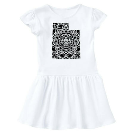 

Inktastic Utah Silhouette Mandala Gift Baby Girl Dress