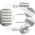 thumbnail image 4 of Athenstics Grey Stripe Shower Curtain for Bathroom, Gray White Stripe Polyester Fabric Shower Curtains Decorative Curtains for Bathroom Curtain Sets with Hooks Extra Long 72" x 84", 4 of 6