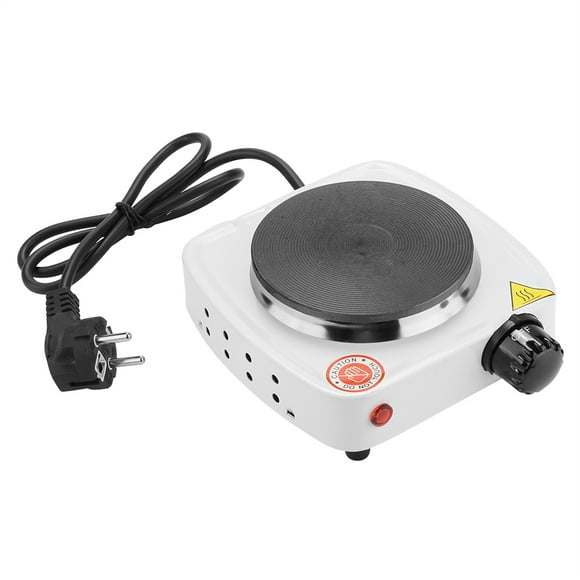Portable Electric Countertop Stove for Tea Coffee Kitchen Single Heating Plate Burner (EU Plug)
