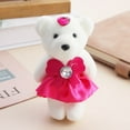thumbnail image 6 of Cute Mini Hard foam Decoration Valentine's Day Cartoon Plus Plush Bouquet Bear Small Teddy Bear Plush Doll Kid Toys PINK, 6 of 8