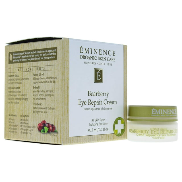 Crema reparadora de ojos Eminence Organic Gayuba 15 ml