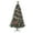 4.5FT, variant on Luku Pre-Lit Flocked Artificial Christmas Tree with Pine Cones, Warm LED Lights, Full Lush Branches, Stable Metal Stand, Multiple Sizes (4.5/6/7.5/9 ft)