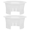 thumbnail image 1 of Miangastore White Plastic Water Pitcher Lid for Home Use Durable and Easy to Clean 2 Pieces, 1 of 8