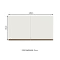 thumbnail image 3 of Alacena Madesa Reims 120 cm 2 Puertas Blanco, 3 of 9