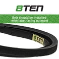 thumbnail image 3 of 8TEN Drive Belt for MTD Cub Cadet Toro Snapper 9782 954-3011 1737347 810-CBL2668T, 3 of 4