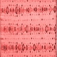 thumbnail image 1 of Ahgly Company Indoor Square Abstract Red Modern Area Rugs, 4' Square, 1 of 4