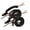 Black, variant on Showman 22' Round Braided Nylon Mecate Reins w/ Leather Slobber Straps (Black)
