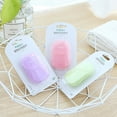 thumbnail image 3 of Trayknick 50Pcs Travel Disposable Mini Washing Hand Bath Clean Scented Slice Soap Paper Lavender, 3 of 13