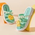thumbnail image 2 of ASFGIMUJ Toddler Shoes Comfortable Soft Soled Slippers Fashionable Flower Pearl Beach Sandals And Slippers,Size 9 Years-9.5 Years, 2 of 8