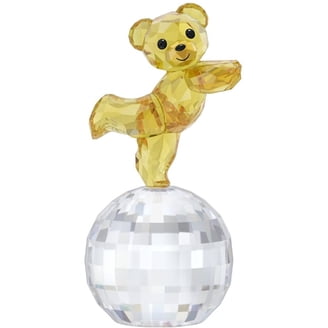 SWAROVSKI Kris Bear Lucky Charm Figurine, One Size, Green