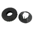 thumbnail image 3 of 4Pcs 4.10-4 410-4 4.10/3.50-4 Inner Tube + Tire for Garden Rototiller Snow Blower Mowers Hand Truck Wheelbarrow Go Cart, 3 of 9