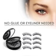 thumbnail image 4 of Magnetic False Eyelashes with Applicator Eyelash Curler Glue-free Magnetic Lashes Professional Salon Use, 4 of 5