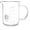 250 ml, variant on 500ml Beaker Mug with Handle, Borosilicate Glass Measuring Cup