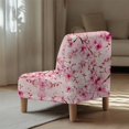 thumbnail image 5 of HELLHERO Durable Dustproof Armless Accent Chair Cover Slipcover for Armless Chair, Chair Protector Cover Cherry Blossom Print, 5 of 8