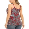 thumbnail image 4 of CHOK Camisoles à Soutien-Gorge Intégré pour Femmes, Bretelles Spaghetti Ajustables, Débardeur Sans Manches, Hauts d'Été, 4 of 6